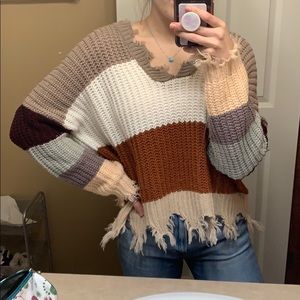 Color Block Sweater